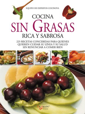 cover image of Cocina sin grasas rica y sabrosa
